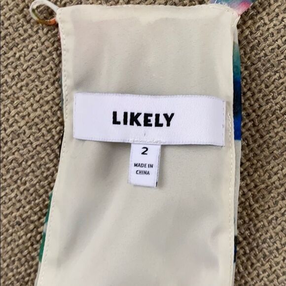 Likely Chester Chiffon Pleated Halter Top Size 2 - Picture 7 of 8